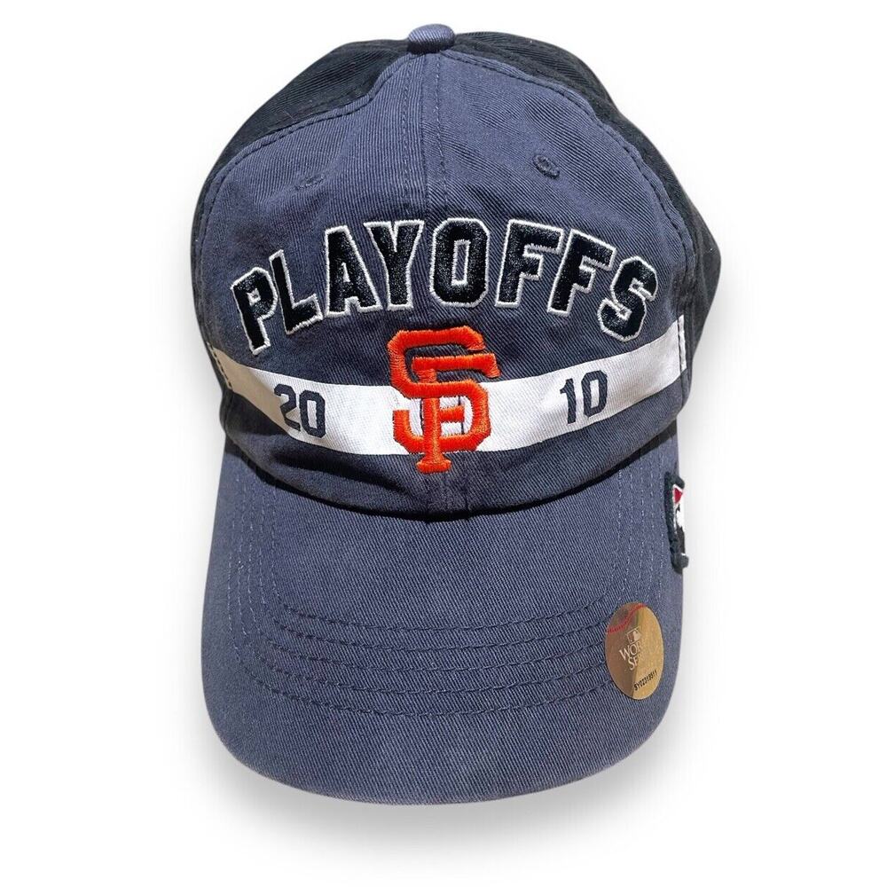 SF Giants 2010 Playoffs Hat MLB Authentic Post Season Adjustable